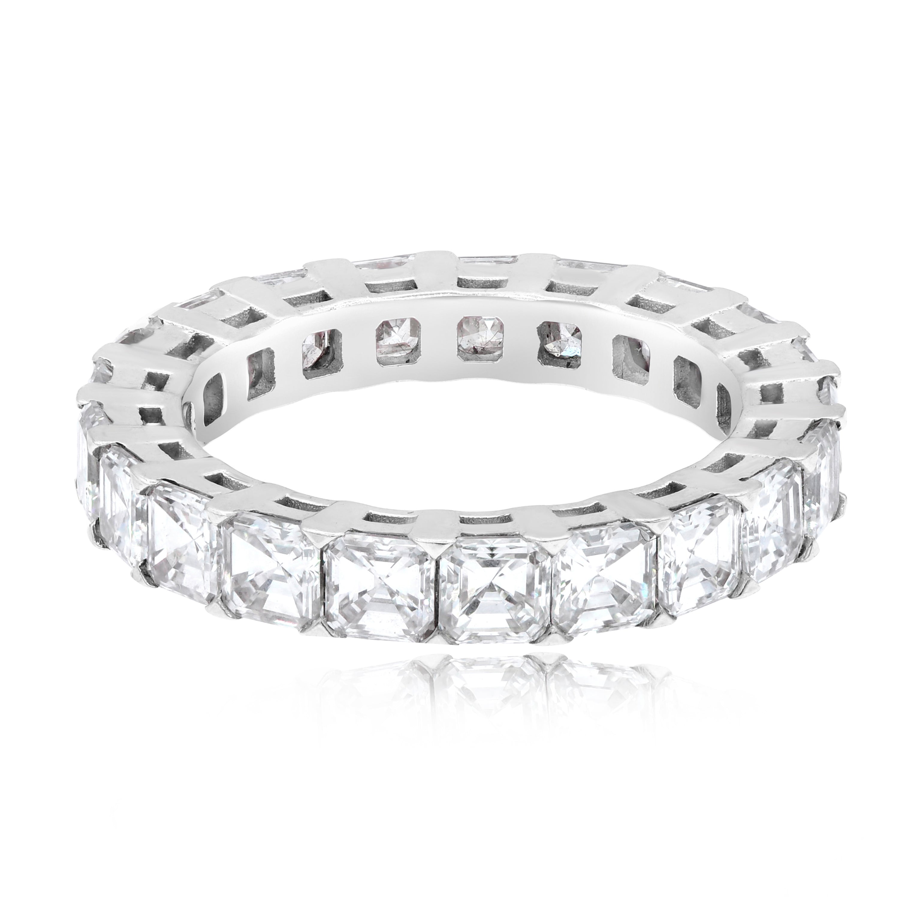 4.8 ct. Diamond 18K White Gold Eternity Band